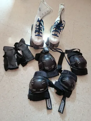 Patines California blancos