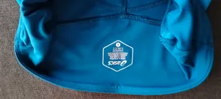 Mallas Asics Azul y Blanco