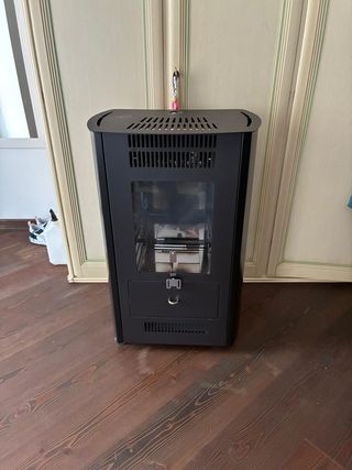 Stufa a bioetanolo nera