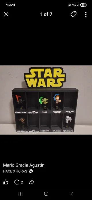 Expositor Star Wars Figuras