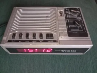 Radio Reloj Despertador Punto Azul