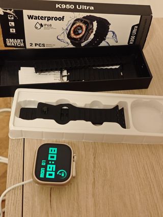 Smartwatch K950 Ultra c/ 2 Pulseiras