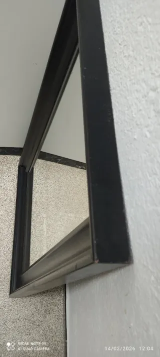 Espejo de pared negro