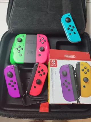 Lote 5 Joy-Cons + funda Nintendo Switch