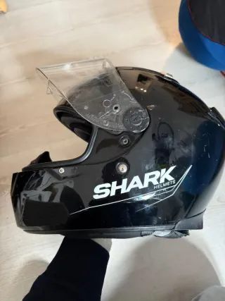 Casco Integral Moto Shark Negro