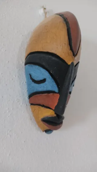 Máscara Decorativa Tribal original de Benin