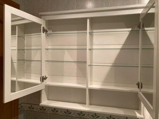 Armario baño 2 puertas espejo IKEA Hemnes