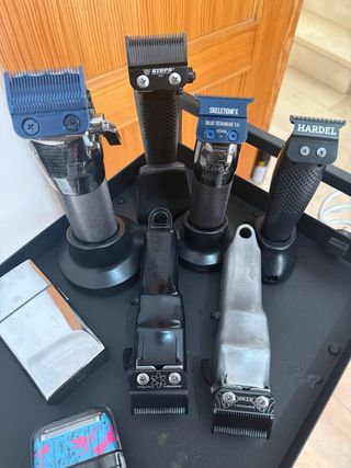 Conjunto de 7 máquinas de barbero