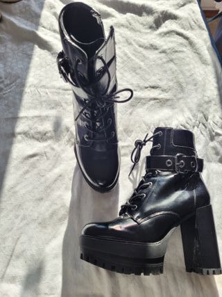 Botas Bershka tacón plataforma