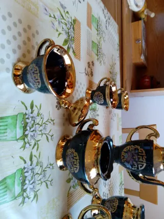 Juego de té porcelana ucraniana