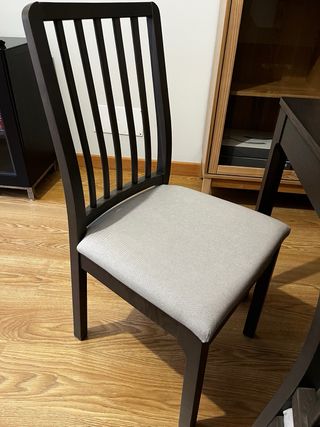 Mesa comedor + 4 sillas Ikea Ekedalen