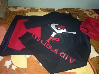 Sudadera Nike Air Jordan Negra y Roja