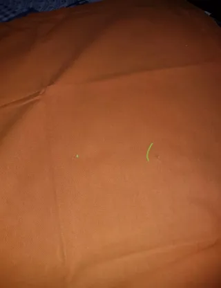 Runner /tovaglia cotone arancione. Nuovo.