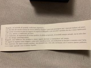 Soprammobile ramo agrifoglio argento 925 Boggiali