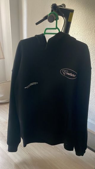 Sudadera negra Couture