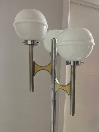 Lámpara Pie Vintage Sciolari Años 70