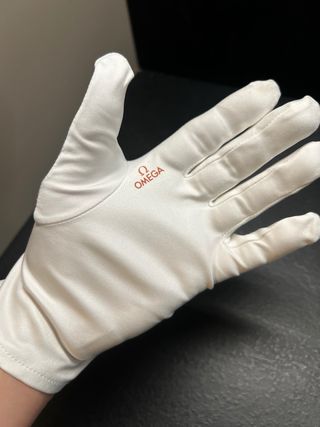 Guanti Omega bianchi da orologiaio taglia S