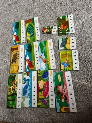 Juego de lectura Argitxo en euskera