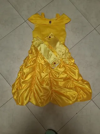 Disfraz Princesa Amarillo Talla Única