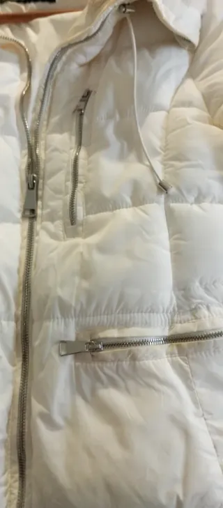 Plumífero Zara TRF Blanco