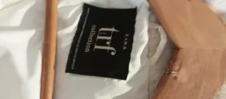 Plumífero Zara TRF Blanco