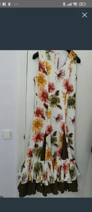 Vestido Flamenca Flores