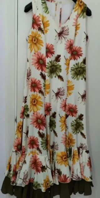 Vestido Flamenca Flores