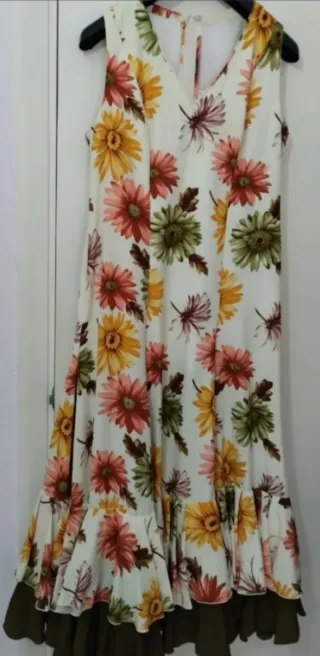 Vestido Flamenca Flores