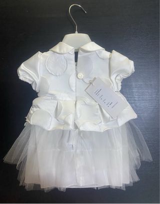 Vestito bianco 1-3 mesi