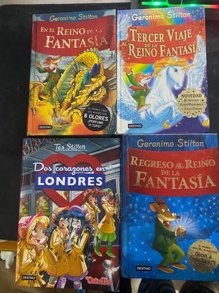 PACK 4 Libros Geronimo Stilton