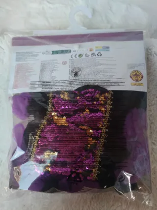 Disfraz Bruja Morado y Negro