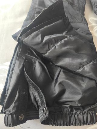 Pantalón nieve infantil T122/128 negro