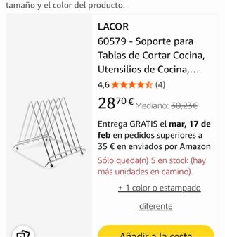 Supporto per taglieri da cucina Lacor