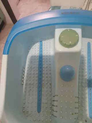 Máquina hidromasaje pies burbujas