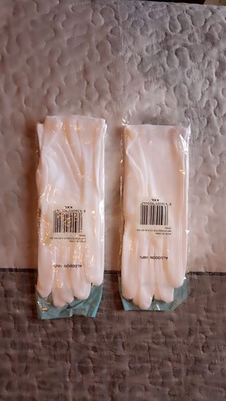 50 uds Guantes Hostelería Blancos Talla XXL