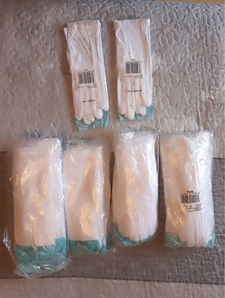 50 uds Guantes Hostelería Blancos Talla XXL