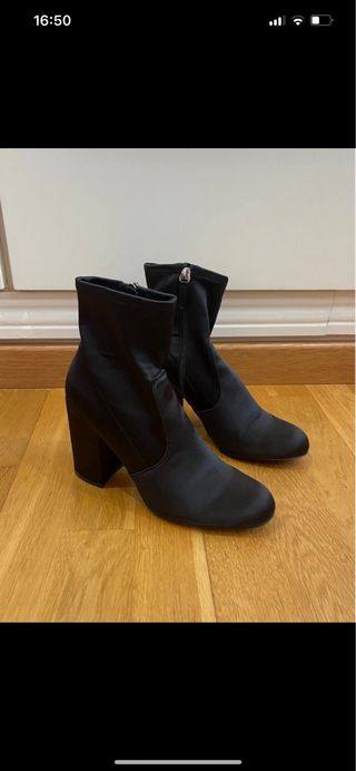 Botines Negros Kamome Tacón