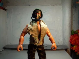 Muñeco militar acción camuflaje
