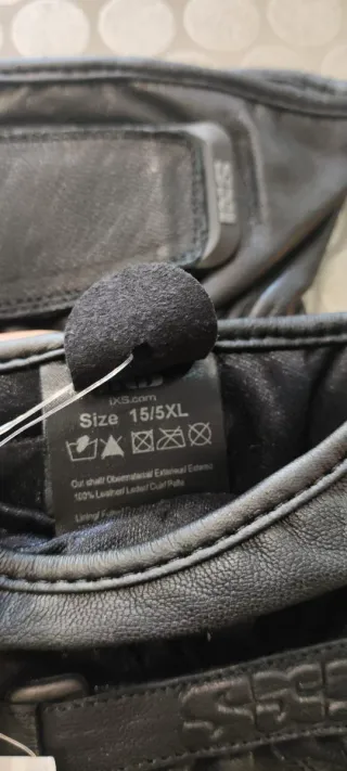 Guantes IXS Piel Toulon Negro Talla 5XL