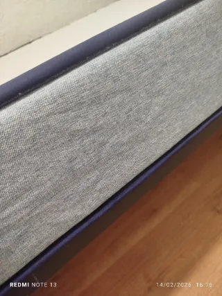 SUPER PRECIO! Somier lamas madera y Colchón nuevos