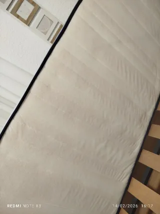 SUPER PRECIO! Somier lamas madera y Colchón nuevos