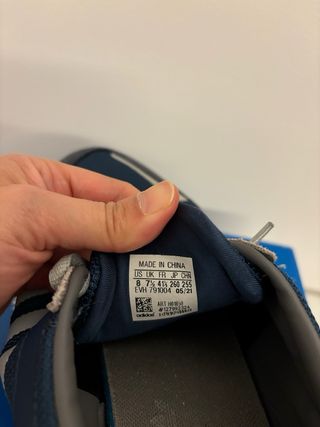 Scarpe uomo Adidas blu/grigie ZX 700 HD