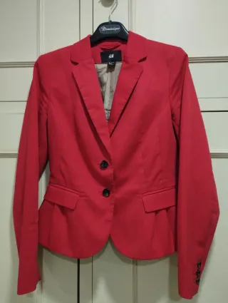 Blazer H&M Vermelho