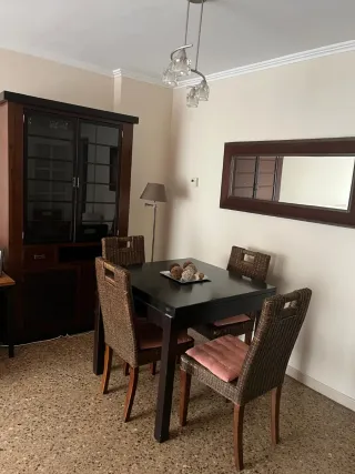 Mueble Comedor Madera Oscura