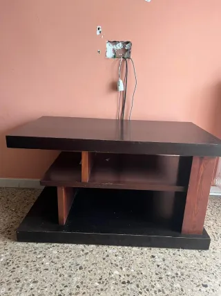 Mueble Comedor Madera Oscura