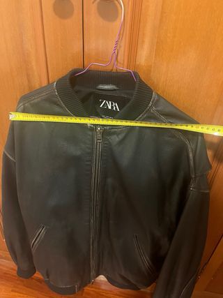 Chaqueta Cuero Zara Talla S
