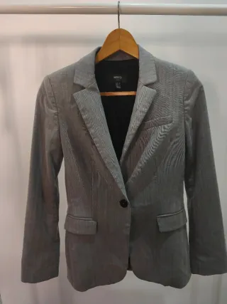 Americana MNG gris talla 34