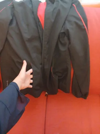 Gilet sportivo termico nero e rosa