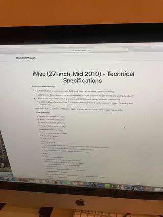 Apple iMac argento Con mouse e tastiera