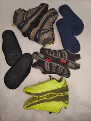 Lotto 5 paia scarpe bambino nr 35